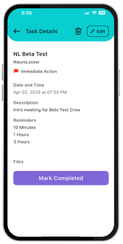 Task Summaries