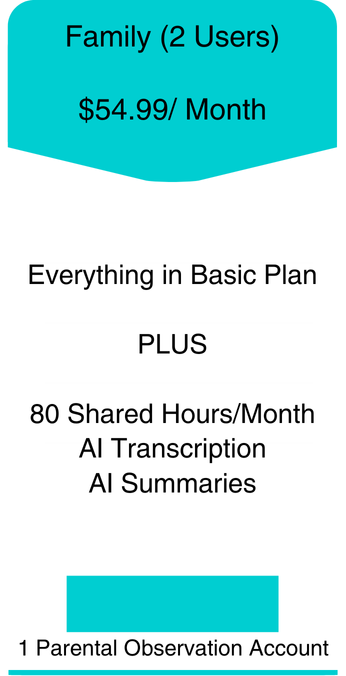 Pricing Blocks - Family
