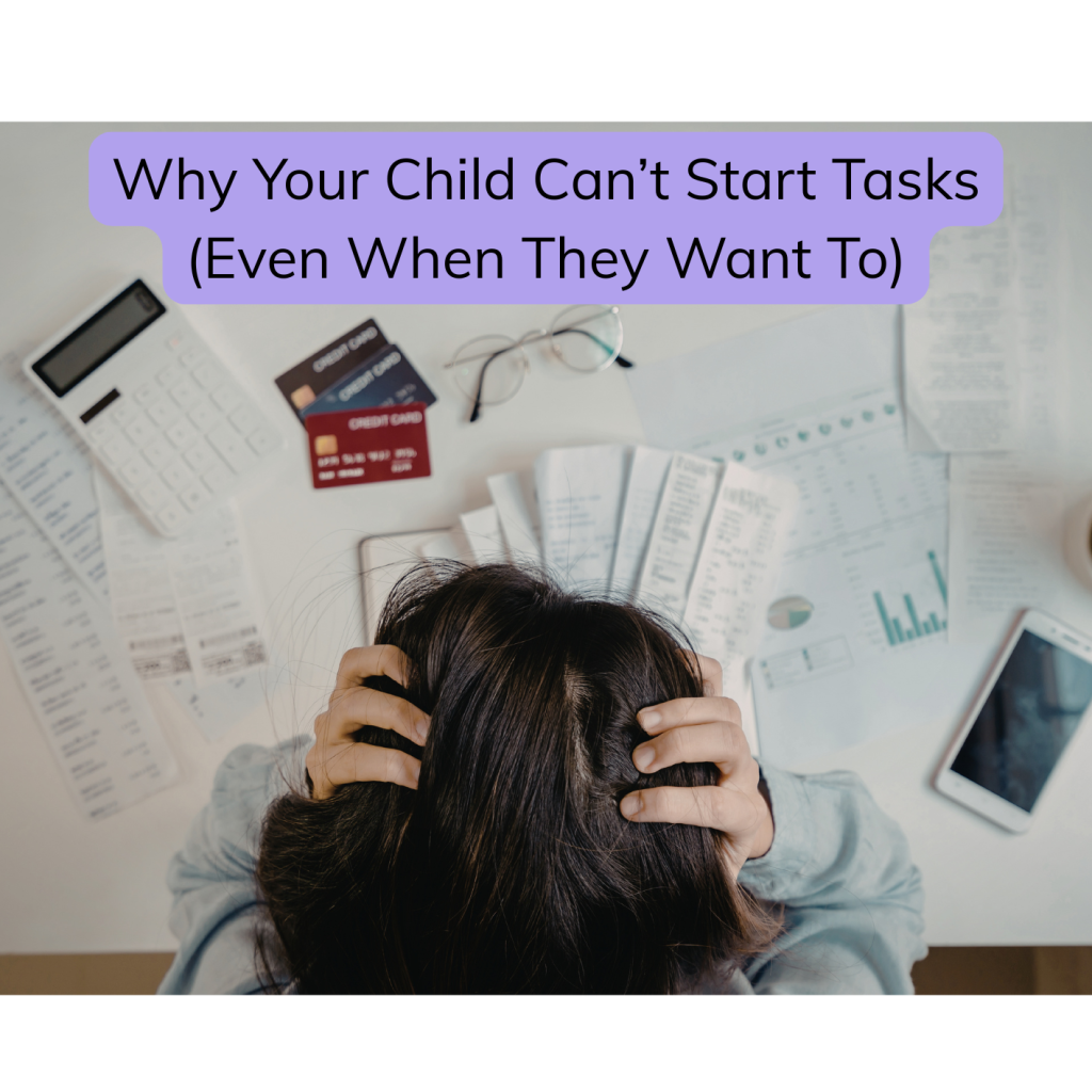 ADHD child task initiation struggle