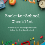 Back to School Checklist