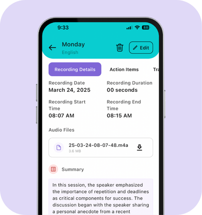 AI summaries screenshot
