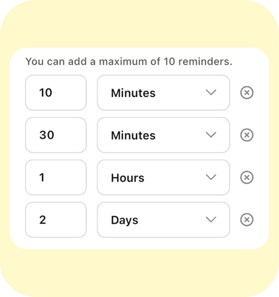 Reminders Screenshot